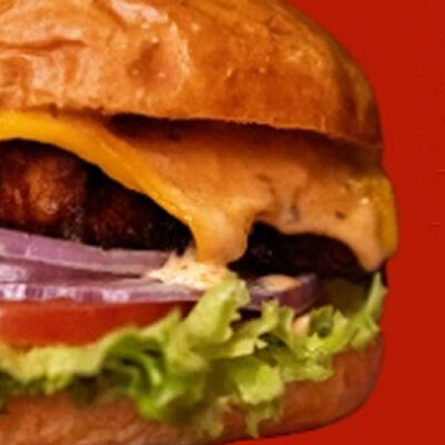 Billy Bob best cheese hamburger restaurant in Palma Central food truck park in Tulum Mexico