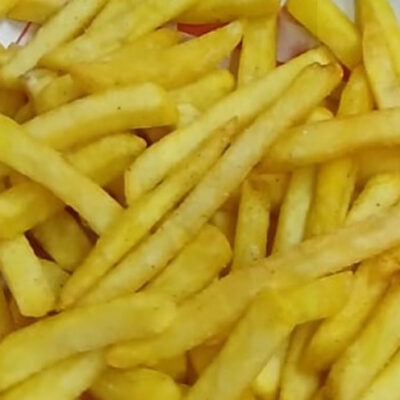 Billy Bob best french fries papas restaurant in Palma Central food truck park in Tulum Mexico