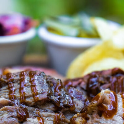 El Cerado Pelon brisket at Palma Central Food Truck Park, Tulum Mexico Tulums best food and restaurant