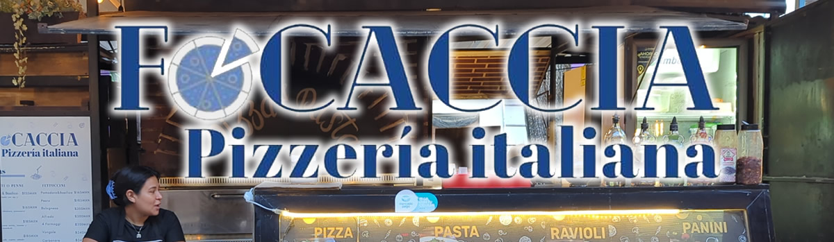 Focaccia Italian Food Truck Restaurant at Palma Central in Tulum Mexico