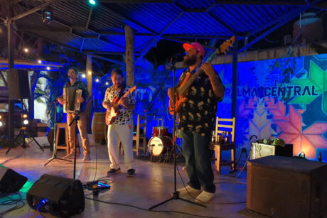 Palo Santo Live Cumbia Band Saturday nights at Palma Central in Tulum Mexico